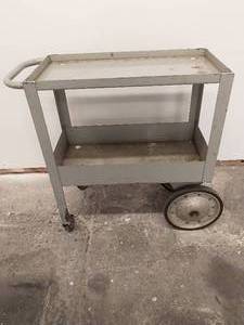 Grey Metal Cart