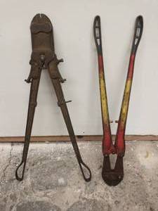 Two Vintage Bolt Cutters
