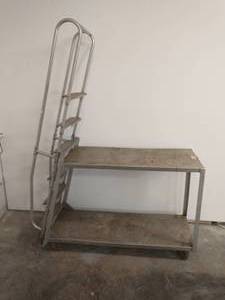 Roll-Away Cart With Stairs