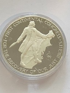 1974 John Adams American Revolution Silver Coin (New)