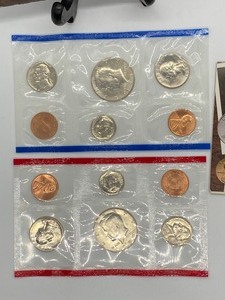 1985 Uncirculated Coin Set D & P Mint Marks