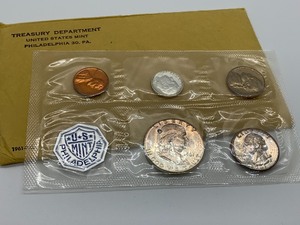 1961 Coin Proof Set Ben Franklin