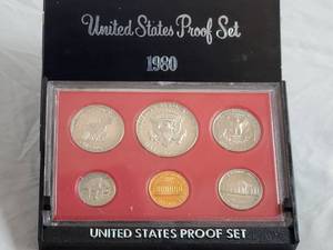 Uncirculated 1980 United States Proof Set