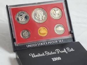 Uncirculated 1980 United States Proof Set