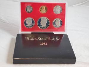 Uncirculated 1981 United States Proof Set
