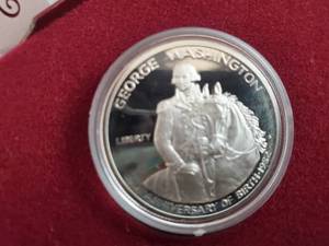 U S Mint 90% Silver Commemorative Half Dollar 1732-1982