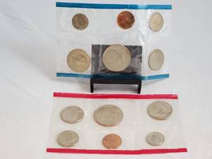 1979 U S Mint Uncirculated Philadelphia & Denver Mint Sets