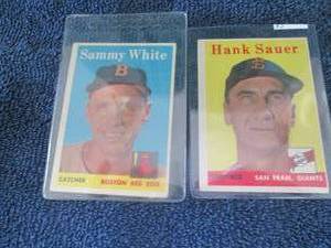 lot 505 image: 2 1958 Baseball Star Cards...