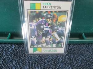 lot 507 image: 1973 Topps Fran Tarkenton Card...