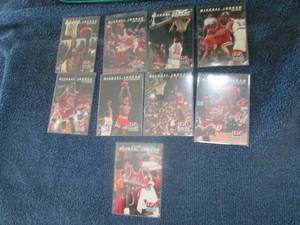 lot 511 image: Michael Jordan Cards...