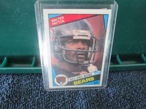 lot 524 image: 1984 Topps Walter Payton Card...