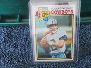 lot 525 image: 1979 Topps Roger Staubach Card...