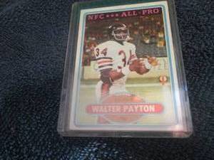 lot 543 image: 1980 Walter Payton Topps Card...