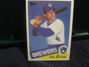 lot 554 image: 50 Paul Molitor Cards...
