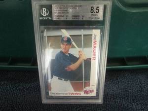 lot 566 image: 2001 Joe Mauer Top Prospects Graded...