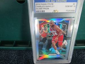 lot 582 image: 2019 Prizm Charles Barkley Grad 10...