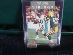 lot 597 image: Cris Carter Cards...
