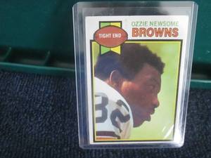 lot 598 image: 1979 Ozzie Newsome Rookie Card...