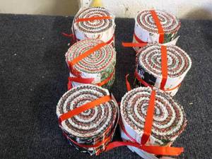 lot 4 image: 6  Rolls Create It Fabric Strips 20...