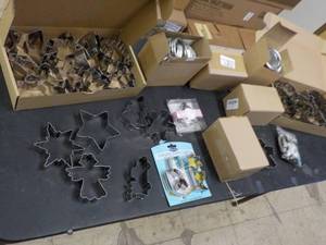 lot 38 image: Cookie Cutters and Canning Lids...