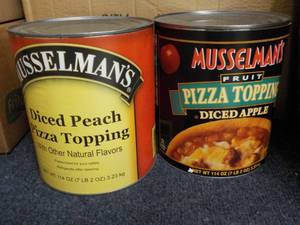 lot 39 image: 2 - 7 .2 lb. Cans Musselmans Diced...