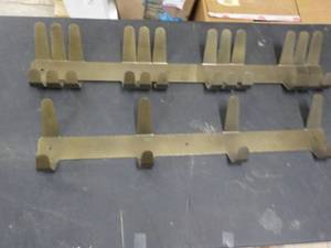 lot 43 image: 4 - 23 long Hammered Steel Wall Ho...