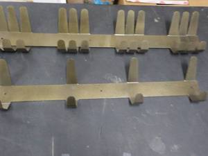 lot 45 image: 4 - 23 long Hammered Steel Wall Ho...