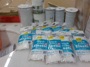 lot 83 image: Braided Elastic, Curtain and shower...