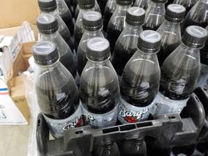 lot 108 image: Case of 24 Bottles Barqs Rootbeer...