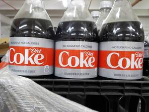 lot 118 image: Case of 12 -1.25 Bottles Diet Coke...
