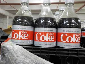 lot 119 image: Case of 12 -1.25 Bottles Diet Coke...