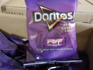 lot 155 image: Case of 72 - 1 oz Bags Reduced Fat ...