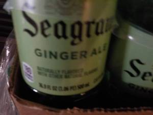 lot 159 image: Case of 24 Seagram Ginger Ale...