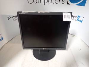 lot 67 image: LG Flatron L1750s-BN 17.5 LCD (includes power)