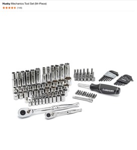 ASSORTED HUSKY MECHANIC TOOL SET(270 PIECE) AND (94 PIECE) TOOL SET. SEE PICTURES