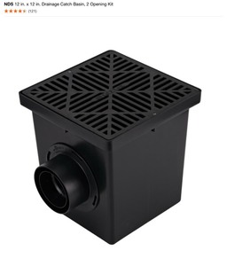 ASSORTED NDS DRAINAGE CATCH BASIN, 12X12 9X9. SEE PICTURES