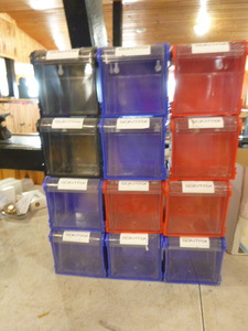 12 Sontax Stacking Storage Boxes