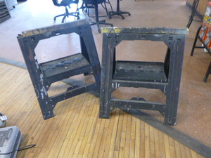 2 Foldable Sawhorses