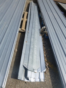 6 Sheets of Galvanized Ridge Cap
