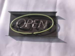 Neon Open Sign Needs Transformer 24x12