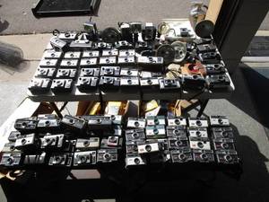 90 Cameras Mostly Instamatic & Flash Attachments