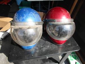 2-Vintage Sparkle Riding Helmets M-L