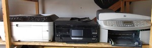 Canon, Epson, HP Printer, Scanner, Copier (3 Units)