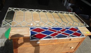 Lead Glass 44x13, 1-Lead Stain Glass 25x7