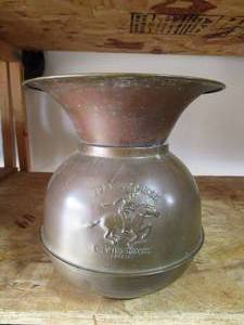 Brass Pony Express Spittoon