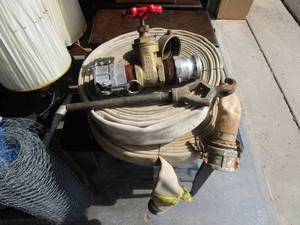2-Trash Pump Hoses With Valves & Couplers
