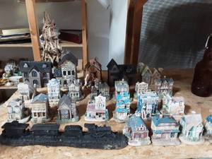 Collection Of Little Village House & Train