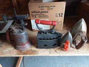 Blow torch & Old Irons