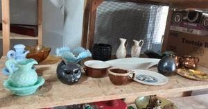 Large Lot Of Vintage Glassware