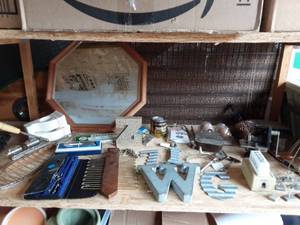 Lot Of Interesting Collectibles, Wild Life Mirror, Decor, Hardware, Misc.
